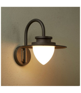 Lampada da parete Texas Alluminio, policarbonato Grigio