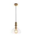 Margarita pendant light Mild steel, glass Brass