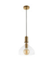 Margarita pendant light Mild steel, glass Brass
