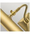 Picture wall light Steel Brushed brass