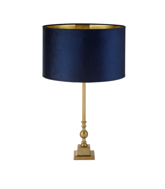 Whitby Brass Tischlampe Antikmessing