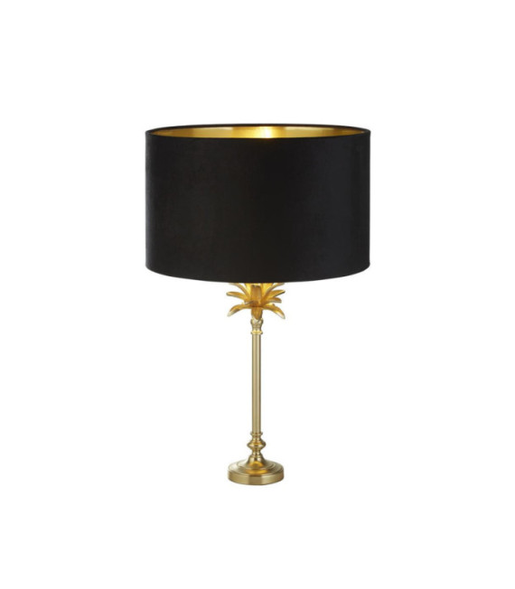 Palm table lamp Mild steel Satin brass