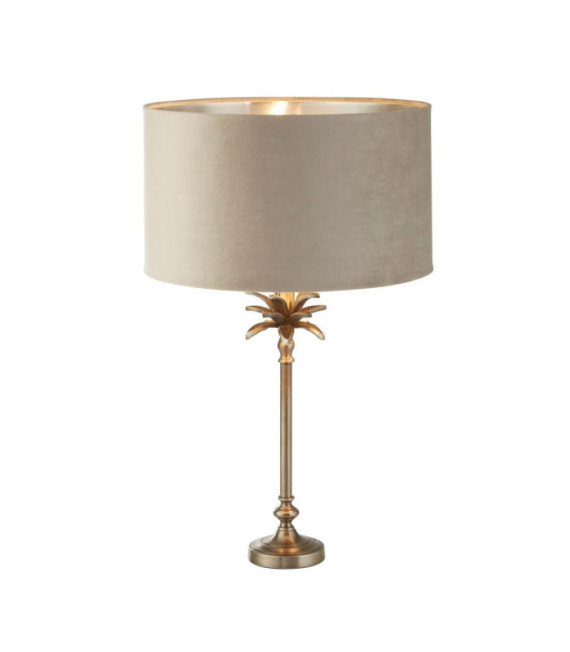 Lámpara de mesa Palm Acero dulce Níquel antiguo