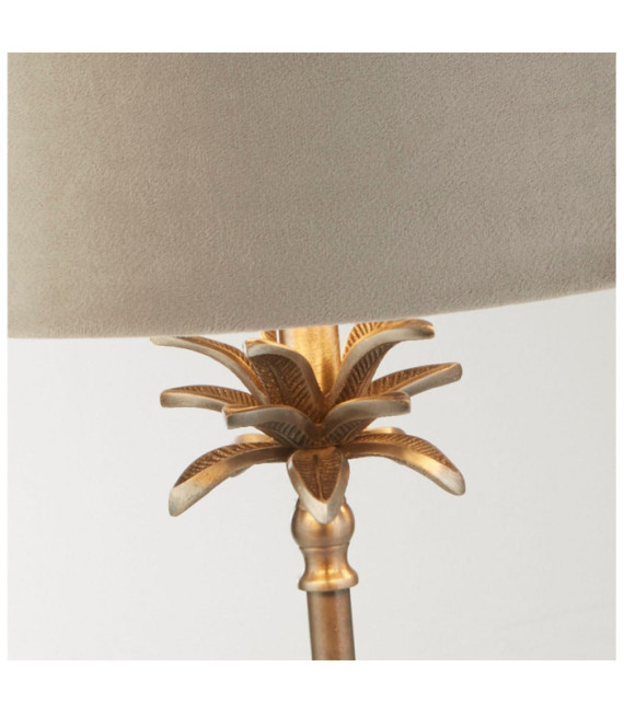 Lampe de table Palm Acier doux Nickel Antique