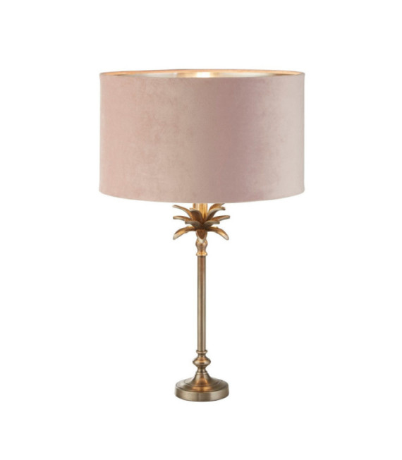 Lámpara de mesa Palm Acero dulce Níquel antiguo