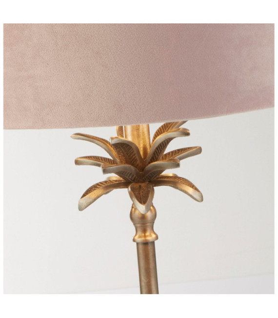Lampe de table Palm Acier doux Nickel Antique