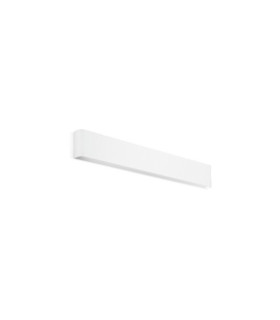 Lampada da parete a LED DELTA Vetro, Metallo Bianco