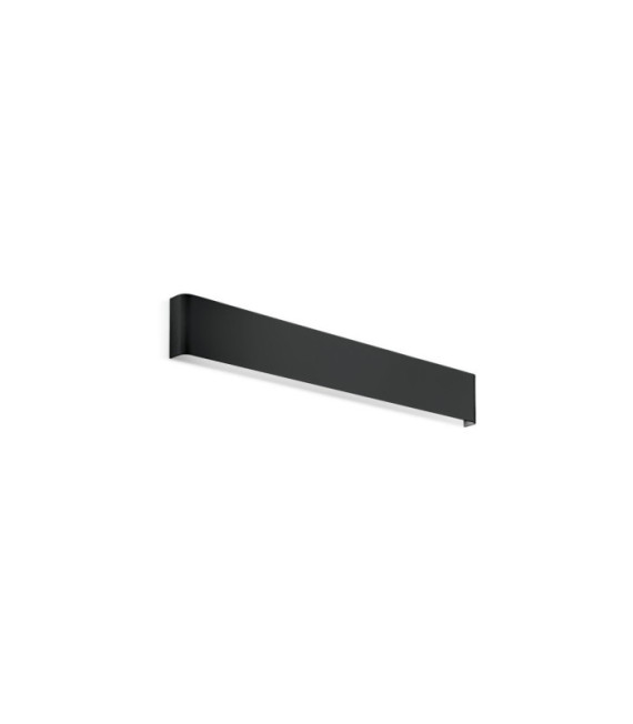 Lampada da parete a LED DELTA Vetro, Metallo Nero