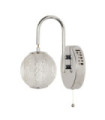 Allure wall light Mild steel, acrylic Chrome