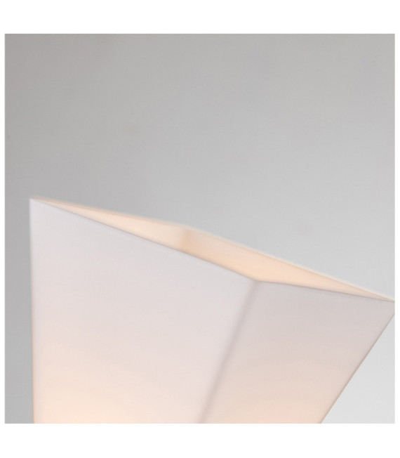 Bowtie Badezimmer-Wandleuchte, Opalglas, mattschwarzer Stahl