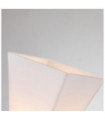 Bowtie Bathroom Wall Light Opal Glass, Matte Black Steel