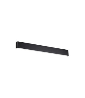 Applique murale LED DELTA Verre,Métal Noir