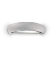 Giove outdoor wall light Metal, Gray Aluminum