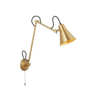 Applique murale Swing Acier doux Laiton