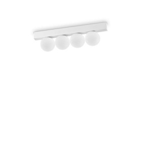 Lámpara de techo Ping de metal blanco