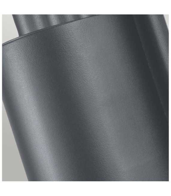 Aplique exterior Dali Vidrio, Acero inoxidable gris