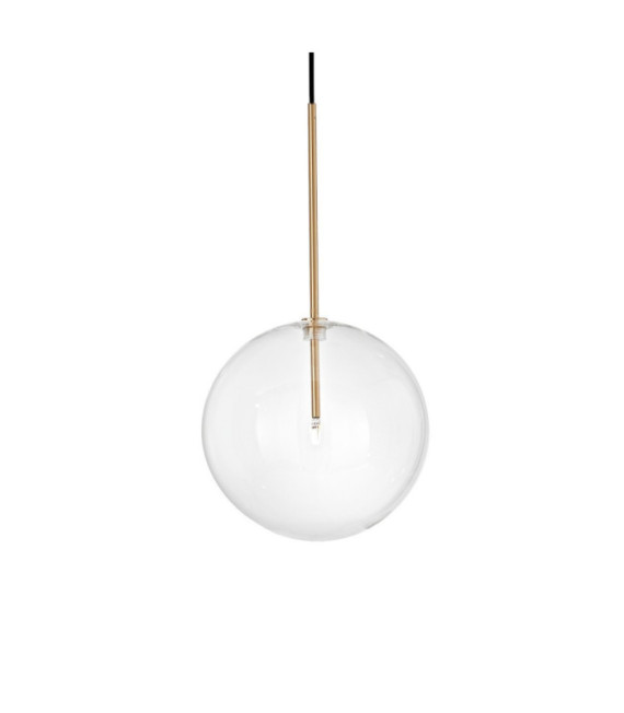 EQUINOXE Pendelleuchte Glas, Metall Messing