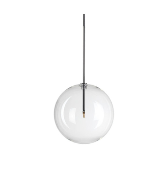 EQUINOXE Lámpara Colgante Cristal, Metal Cromo