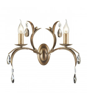 plafonnier ventilateur vintage 2 ampoules e27 max 60w brun patiné