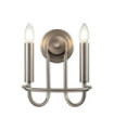 Applique murale Capitol Acier Nickel brossé