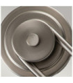 Applique murale Capitol Acier Nickel brossé