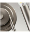 Capitol Wall Light Brushed Nickel Steel