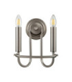 Applique murale Capitol Acier Nickel brossé