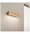 Applique murale LED CRAFT Verre,Métal,Bois Bois clair