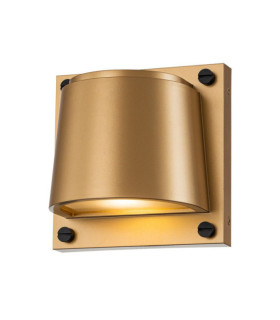 Scout Outdoor Wall Sconce Weatherproof Composite Painted Heritage Brass
