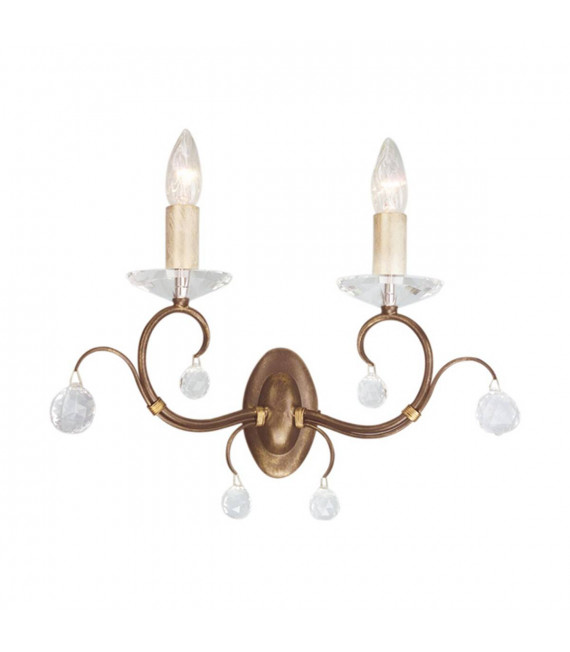 plafonnier ventilateur vintage 2 ampoules e27 max 60w brun patiné
