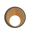 Applique murale LED Curio Acier doux,silicium Noir,Marron