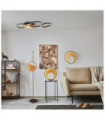 Applique murale LED Curio Acier doux,silicium Noir,Marron