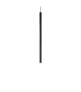 Lámpara colgante ultrafina Metal, Aluminio Negro mate