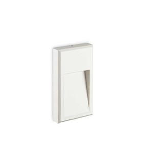 Febe Aluminum White Outdoor Wall Light