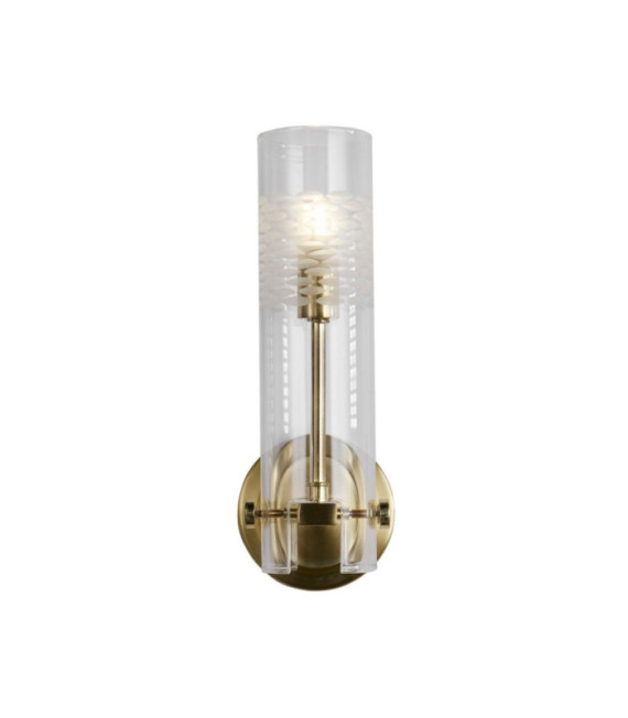 Wall light Bathroom Scope Mild steel, glass Brass