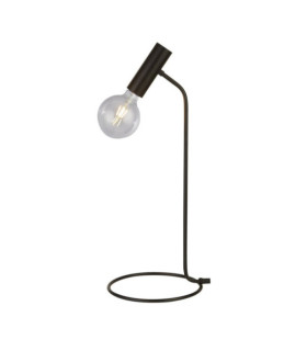 Lampe de table Dulwich Acier doux Noir mat