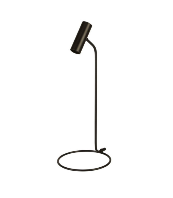 Lampe de table Dulwich Acier doux Noir mat