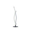 Bloom LED Table Lamp Mild Steel Wood Effect, Sand Black