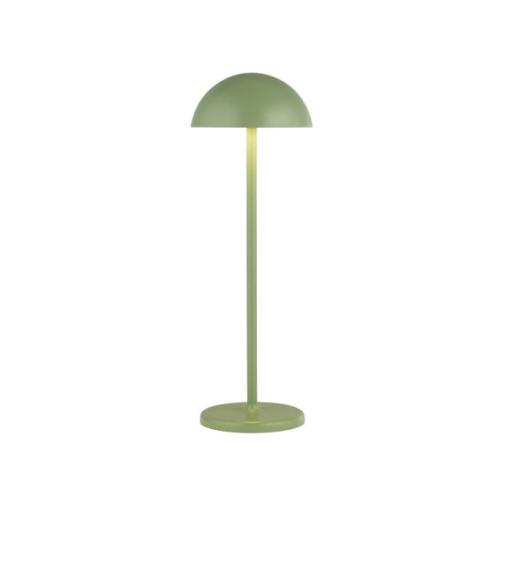 Lampada da tavolo LED per esterni Portabello Alluminio trasparente, verde opaco