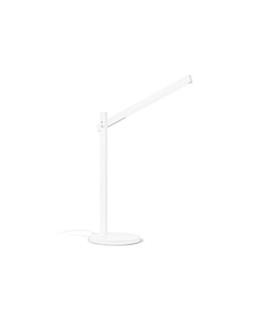 Lampada da tavolo a LED PIVOT Plastica Bianca
