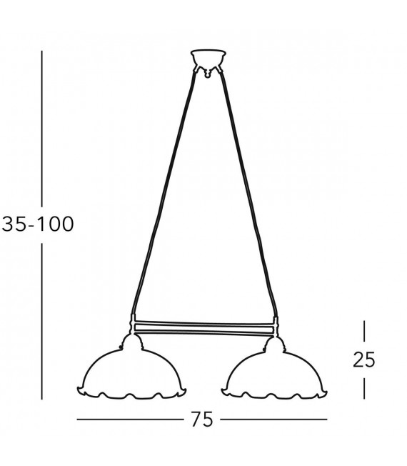 Candlestick-Stil gemütliche NONNA Antik Messing 2 Glühbirnen