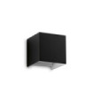 Outdoor wall light Atom Metal Black