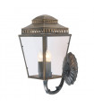plafonnier ventilateur vintage 2 ampoules e27 max 60w brun patiné