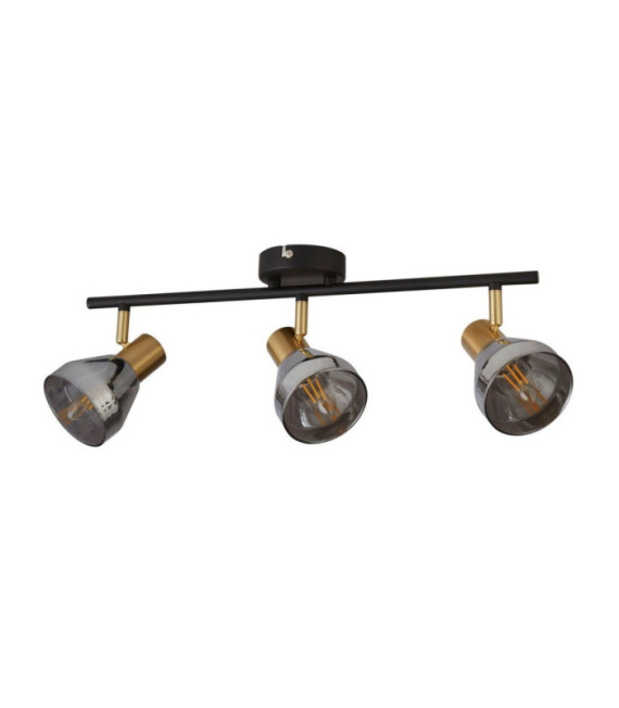 Westminster spotlight bar Mild steel Black, Satin brass, Smoked