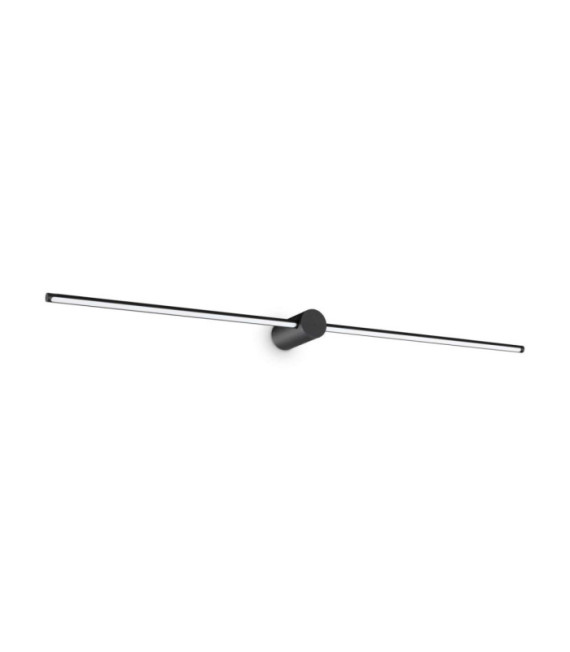 Lampada da specchio da bagno Filo Metal, alluminio nero
