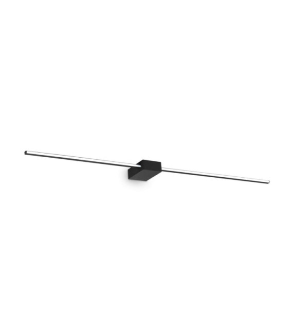 Theo LED wall light Metal, Black plastic