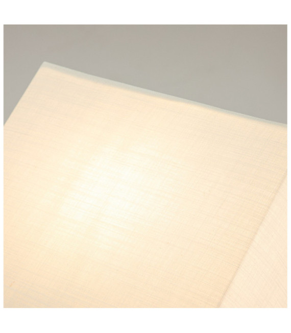 Lampada da parete Swirl. Paralume in lino, acciaio, resina foglia oro