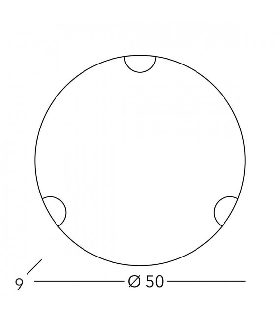 MOND Deckenleuchte Antik Messing 1 Glühbirne