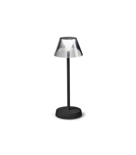 LED-Tischleuchte LOLITA Metall, Kunststoff Schwarz