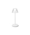 Lampe de table LED LOLITA Métal,Plastique Blanc
